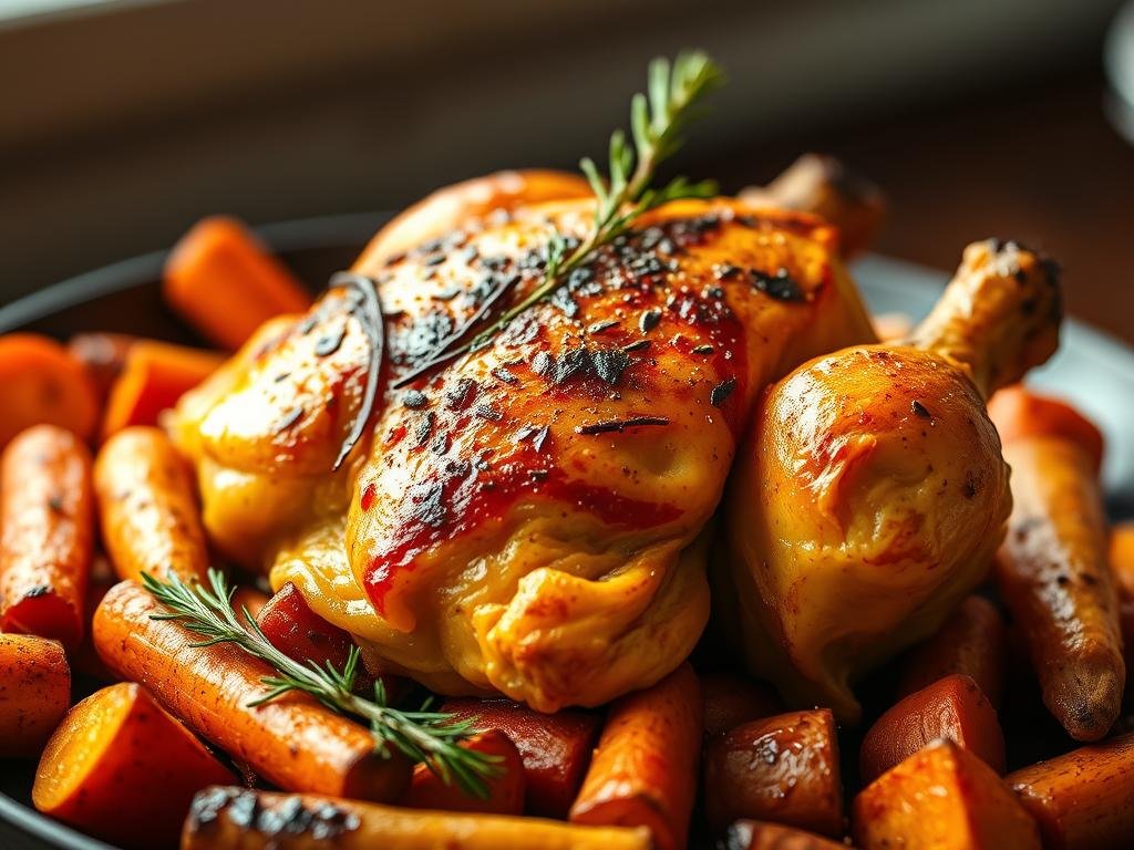 Turmeric Chicken with Roasted Vegetables