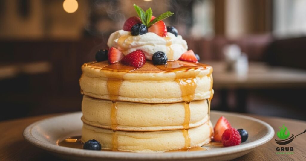Flipper’s-style pancakes at Chez Ma Tante, Greenpoint NYC.