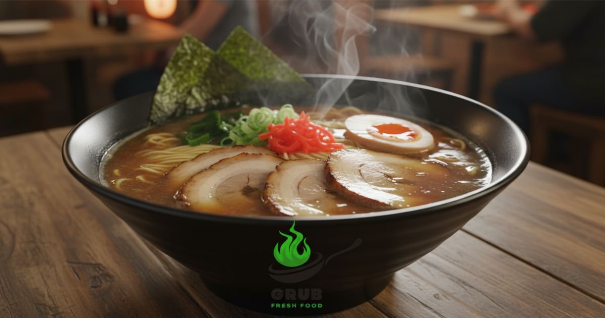 Koku Ramen NYC bowl with noodles, broth, egg, and pork toppings