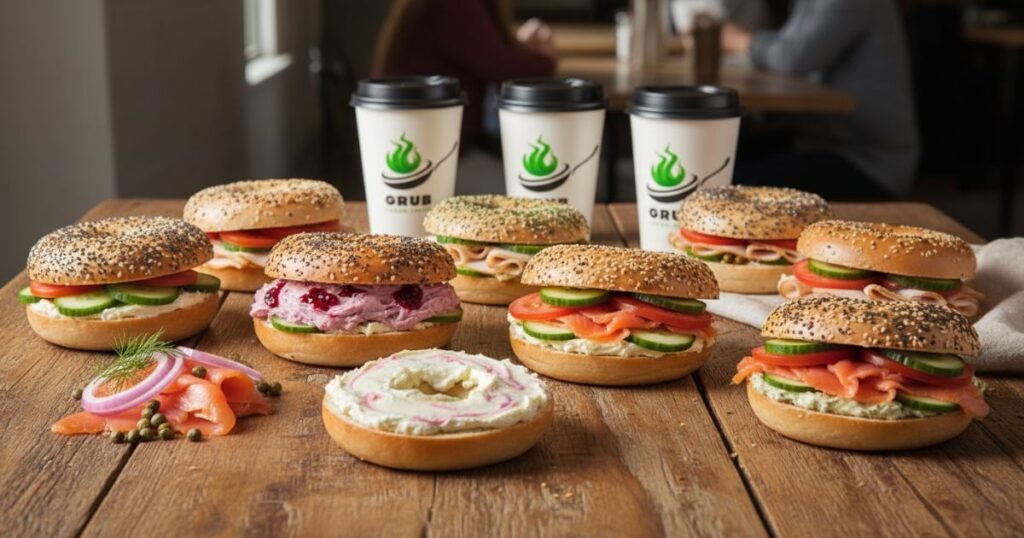 Tompkins Square Bagels New York menu items with fresh bagels, spreads, and coffee.