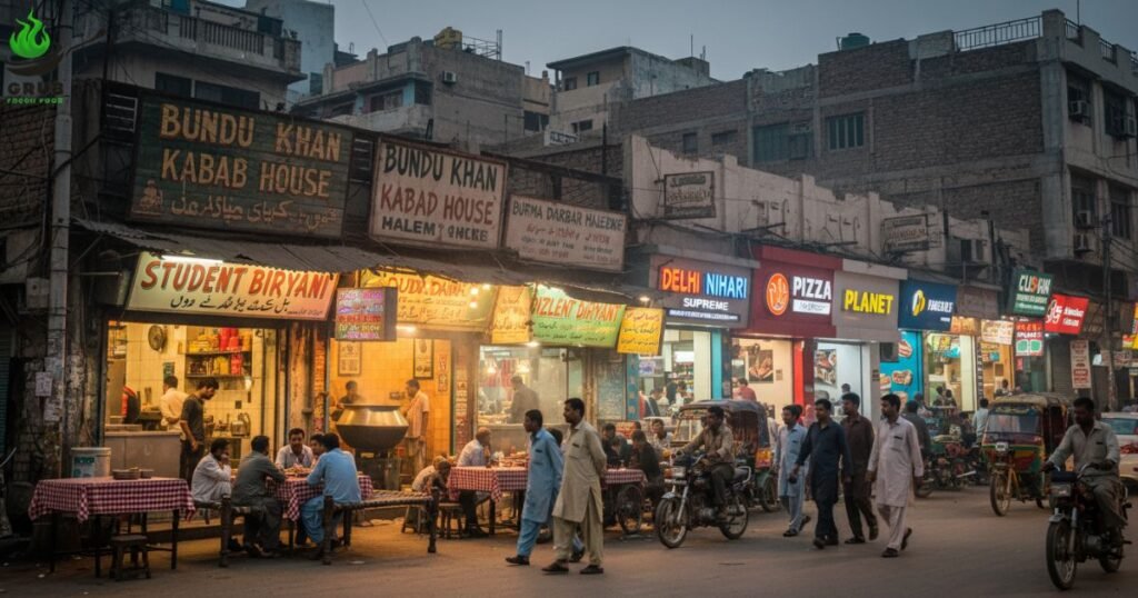 Historic Karachi restaurants showcasing traditional dining culture and famous eateries.